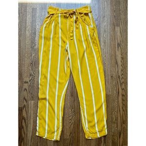 Obey Yellow Striped Pants
